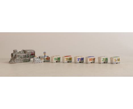 Wade Alphabet Train together with Santa train (8 pcs) 