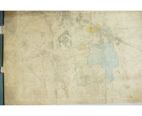 A Quantity 19th century Staffordshire Ordnance Survey maps to include Staffordshire Sheet XVIII 1900 Second Edition, Sheet XX