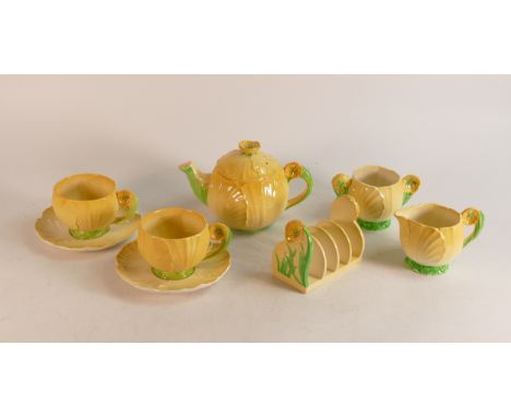 Carltonware Australian design Tea for Two set with toast rack (8) 