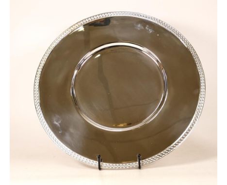 De Lamerie Fine silver plated gilt layplate/tray Caravel pattern, specially made high end quality item, new and Made in Engla