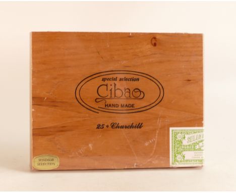 Cibao Churchill Special Selection mild/medium handmade cigars (Dominican Republic), Connecticut wrapper, 6.75 in x 45 ring ga