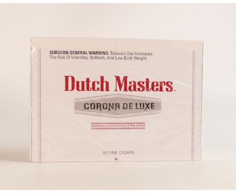 Dutch Masters Corona De Luxe (USA), mellow machine-made cigars with natural Connecticut wrapper, believed 5.6in x 43 ring gau
