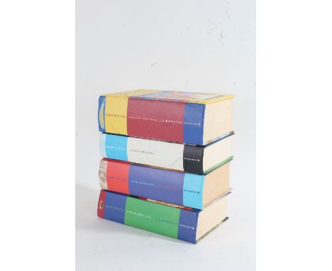 J.K. Rowling, four Harry Potter novels, The Goblet of Fire (Bloomsbury, First Published 2000), The Deathly Hallows (Bloomsbur
