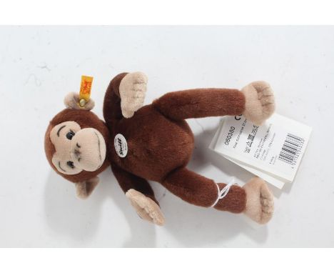 Steiff monkey, with tag, 18cm