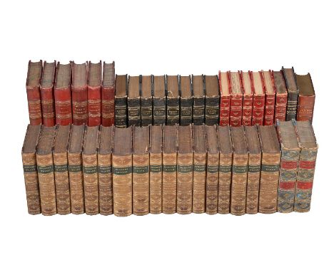 Charles Dickens, the works in 17 volumes, Chapman &amp; Hall, 1882, with engraved illustrations, including frontis with tissu