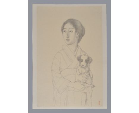 Goyo Hashiguchi (1880-1921): A portfolio of twenty four lithograph () reproductions of his Graphite on Paper Sketch Album, ea