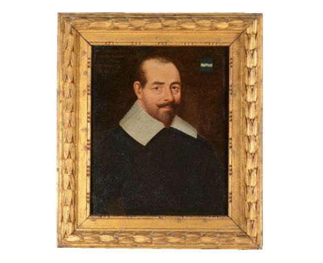 French School (17th century)   Portrait of Jean Tixier-Damas, secretary of Anne d'Autriche   Oil on canvas Inscribed upper le