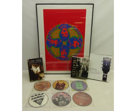 Beatles Memorabilia - Limited edition Beatles print titled 'John George Paul Ringo' no. 561/2000 after Pete Marsh pub. Relian