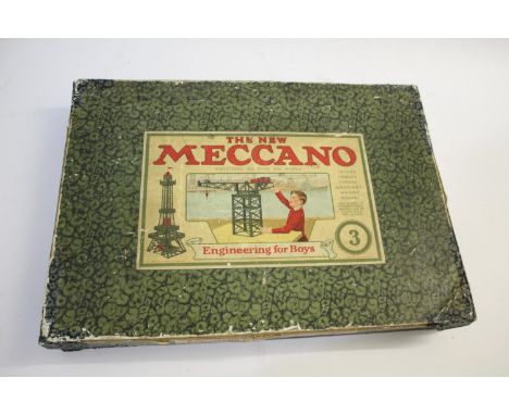 BOXED MECCANO including a boxed set of Meccano, marked on the box No 3, Also with 3 other boxes of Meccano including Army Ouf