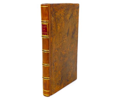 William Blane 'Essays on Hunting. Containing a Philosophical Enquiry into the Nature and Properties of the Scent; Observation