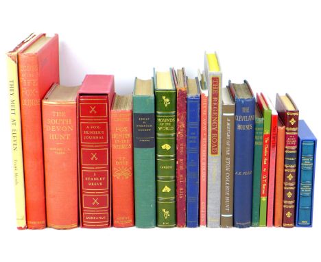 A group of 19th and 20th century Sporting books, including 'The Eton College Hunt A Short History of Beagling at Eton' by Cro