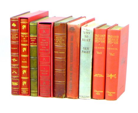 A collection of eight early 20th century sporting books, including 'Northen Sport & Sportsmen' ed. J. Fairfax Blakeborough, w