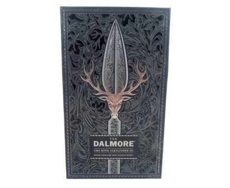 Vintage Whisky: a bottle of The Dalmore, 1263, King Alexander III single Highland malt Scotch Whisky, 40% by volume, bottle w