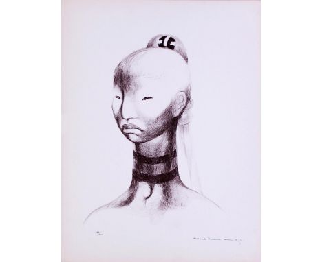 Artist: Guillermo Meza (Mexican, 1917 - 1997). Title: "Habia en Ellos Sabiduria [plate 01 from: "Guillermo Meza, Impressiones