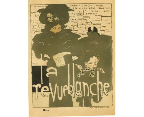 Artist: Pierre Bonnard (French, 1867 - 1947). Title: "La Revue Blanche". Medium: Original color lithograph. Date: Composed 18