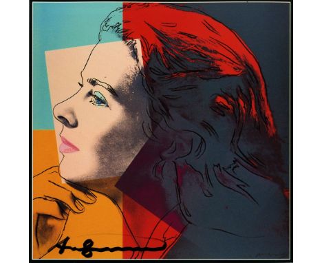 Artist: Andy Warhol (American, 1928 - 1987). Title: "Ingrid Bergman: Herself (08)". Medium: Color offset lithograph. Date: Co