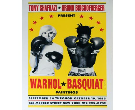 Artist: Jean-Michel Basquiat &amp; Andy Warhol (Americans, 20th Century). Title: "Warhol * Basquiat Paintings [second edition