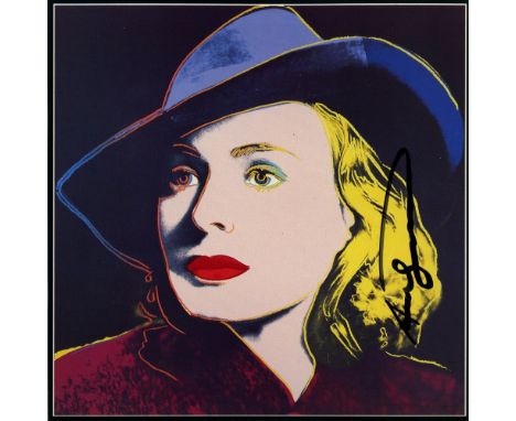 Artist: Andy Warhol (American, 1928 - 1987). Title: "Ingrid Bergman: With Hat (08)". Medium: Color offset lithograph. Date: C