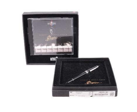Montblanc - a special edition 'Hommage À Frédéric Chopin' fountain pen and CD, the Meisterstück fountain pen, model P145, 000