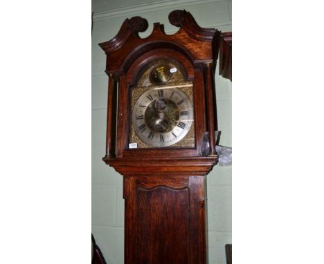 A oak eight day longcase clock