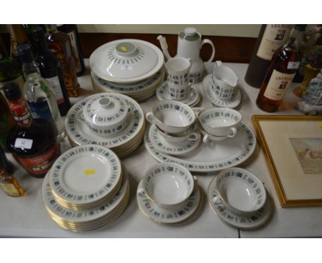 A quantity of Royal Doulton Tapestry coffee and dinnerware