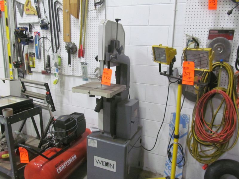 Wilton 14" Tradesman vertical metal band saw, M/N 8201, S/N 1161581, 1