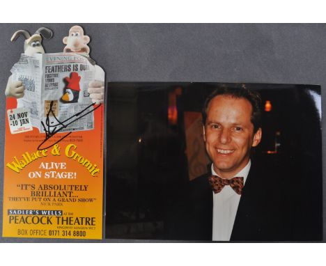 Aardman Animations - Wallace &amp; Gromit Alive On Stage! - an original autographed leaflet for the production at the Peacock