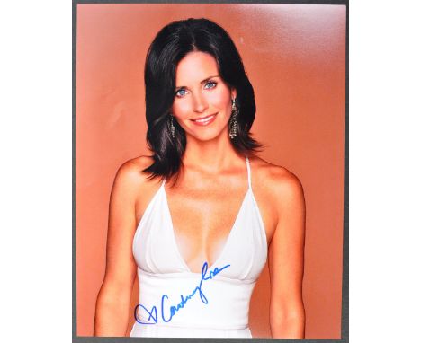 Courteney Cox - American Actress - Friends - scarce original autographed 8x10" Friends promo photograph, signed neatly by the