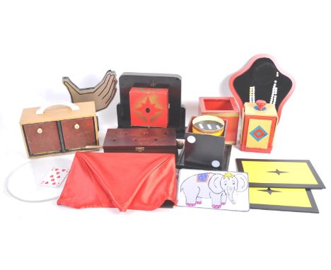 Magic Tricks - a collection of x8 original vintage 1960s / 70s magician's magic tricks, all appearing complete (but are unche
