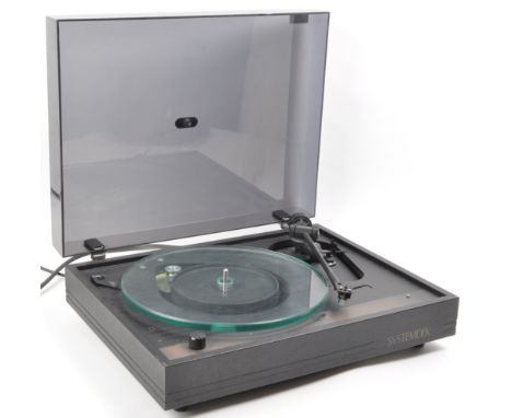 Duncol Limited - Systemdek - Model 11XE - An original retro vintage 20th century Systemdek model 11XE vinyl record player tur