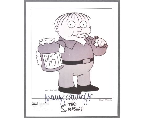The Simpsons - Nancy Cartwright - American Voice Actress - a great autographed 8x10" black and white photograph of Ralph Wigg