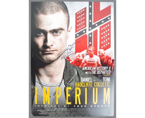 Daniel Radcliffe - English Actor - Harry Potter - autographed 16x12" colour photographic poster for the 2016 film Imperium. N