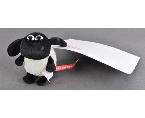An original Nici made&nbsp;Aardman Animation Shaun The Sheep ' Timmy ' 2016 prototype sample. The small soft toy having a red