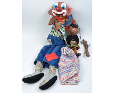 Two original vintage British made Pelham Puppets comprising ' Macboozle Scotsman ' with original outfit, whiskey bottle and s