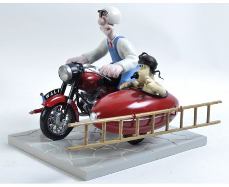 Aardman Animations - Wallace &amp; Gromit - The Animation Art Gallery - a rare limited edition 1/1 studio scale figurine / st