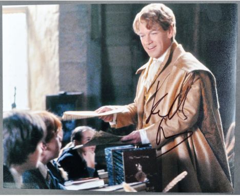 Harry Potter - Kenneth Branagh - Gilderoy Lockheart - an autographed 8x10" colour photograph of Branagh in the franchise. Sig
