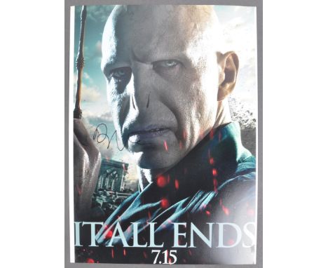 Ralph Fiennes - English Actor &amp; Director - Harry Potter (Voldemort) - large autographed 16x12" colour photograph from The