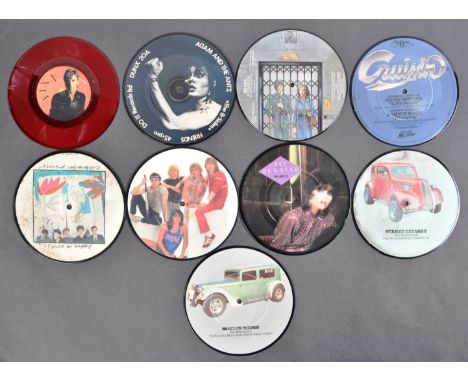 Rock / R/B / Soul / New Wave - A group of nine 45 7" picture disc singles (one coloured vinyl) of varying artists to include 