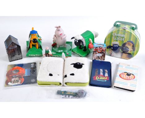 Aardman Animation - Shaun The Sheep - A large collection of assorted Aardman Animations Shaun The Sheep memorabilia items to 