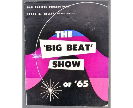 The Rolling Stones - a rare original 1960's (1965) programme from the ' Big Beat Show - 65 ', in Australia. Featuring The Rol