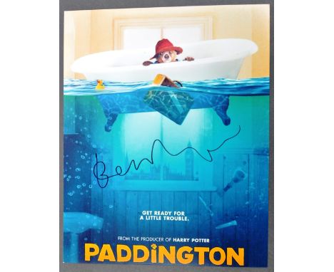 Ben Wishaw - British Actor - Paddington - a colour 8x10" photograph from the movie, signed neatly by Wishaw in black ink acro