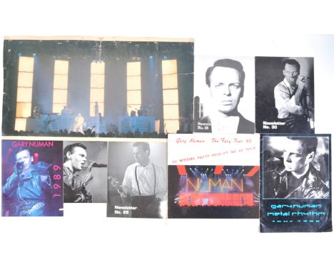 Gary Numan - English Musician and Singer / Songwriter - a collection of memorabilia and autographs relating to Numan, all fro