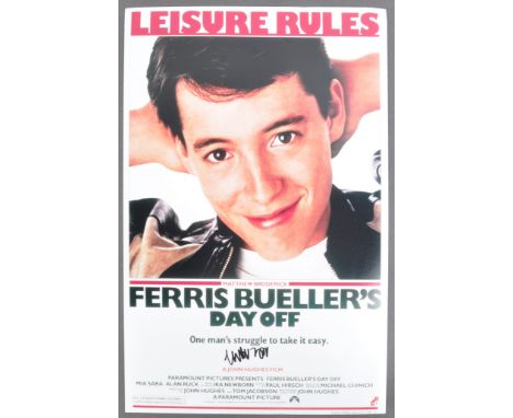 Matthew Broderick - American Actor - Ferris Bueller's Day Off (1986) - replica 18x12" photographic movie poster from the clas