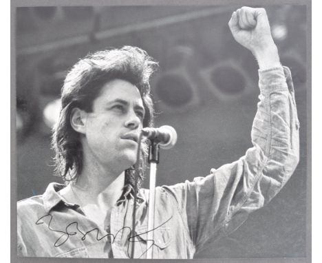 Sir Bob Geldof - Irish Singer / Songwriter and Activist - Live Aid 1985 - large 11x14" high quality photograph of Geldof from