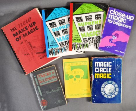 Magic - a collection of x7 vintage Magic / Illusions / Magician related books and publications. To include; The New Make-Up O