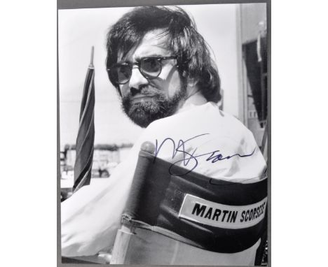 Martin Scorsese - American Film Director - The Godfather / Goodfellas - autographed 8x10" black and white on-set photograph o