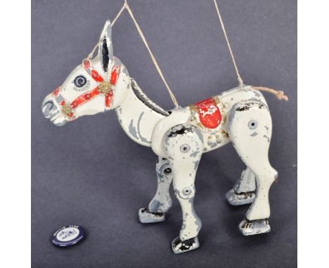 An original vintage Moko Lesney made diecast model ' Muffin The Mule ' marionette puppet. Fully articulated and stamped Made 