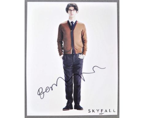 James Bond - Ben Wishaw - British Actor - Skyfall - a colour 8x10" photograph from the movie depicting Wishaw as ' Q ' in the