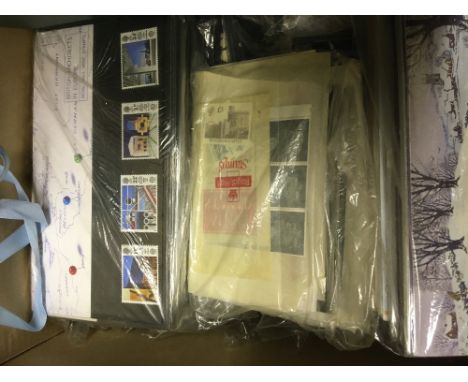STAMPS : Glory box of mainly GB First Day Covers and some presentation packs, plus a couple of World collections.
