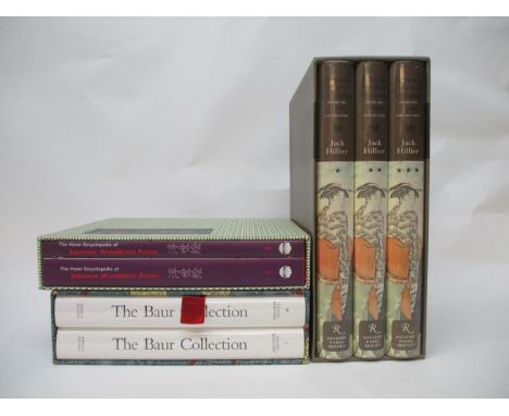 A collection of antique reference books specialised in Japanese art, comprising a copy of 'The Baur Collection: Japanese Prin